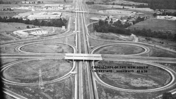 Cloverleaf of I-26 and I-85